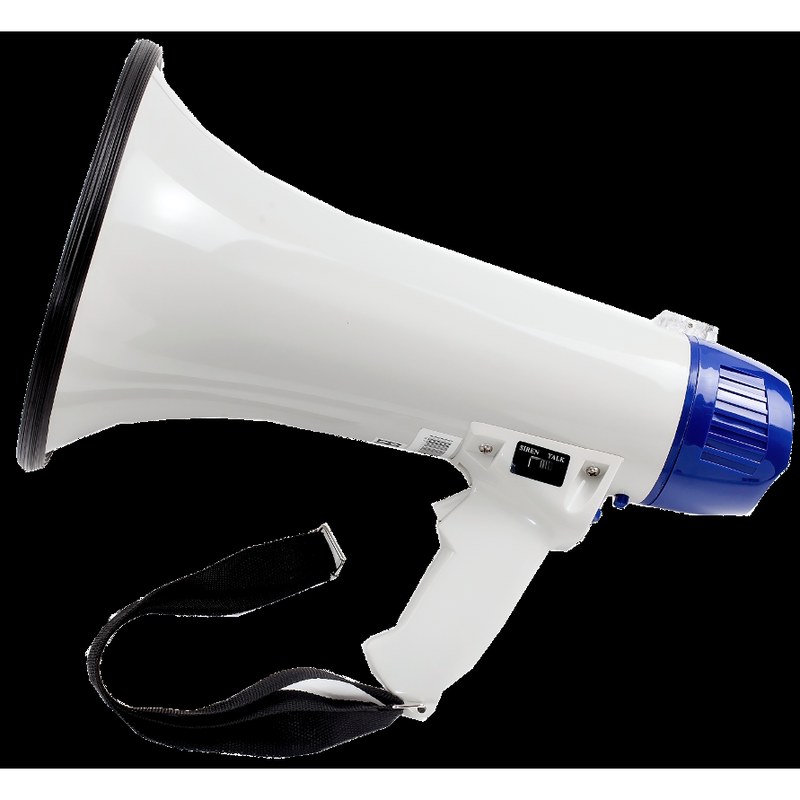 Мегафон МР-15 + Li MKV Pro 15Вт, до 800м, 1,5кг, функции сирена, свисток, гонг