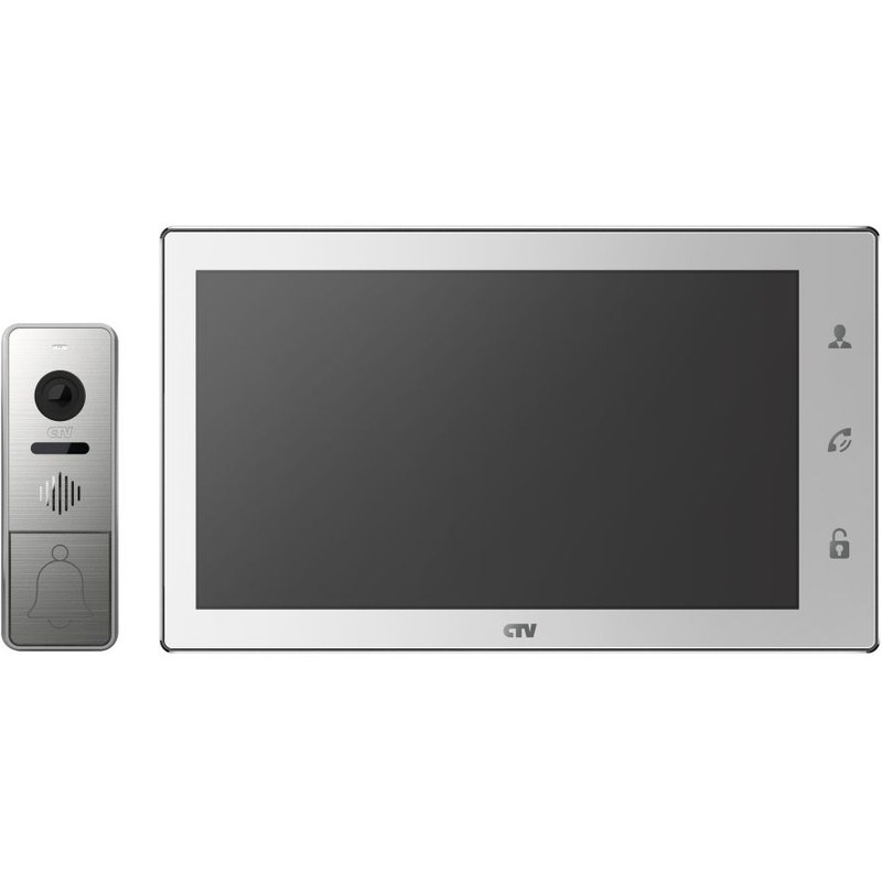 Комплект видеодомофона : CTV-DP4102 AHD (панель CTV-D4000AHD и монитор CTV-M4102AHD)